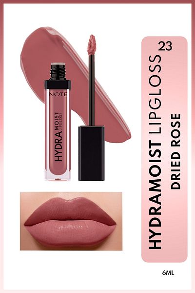 NOTE Hydramoist Lipgloss Moisturizing Lip Gloss - 23 Dried Rose - Pink