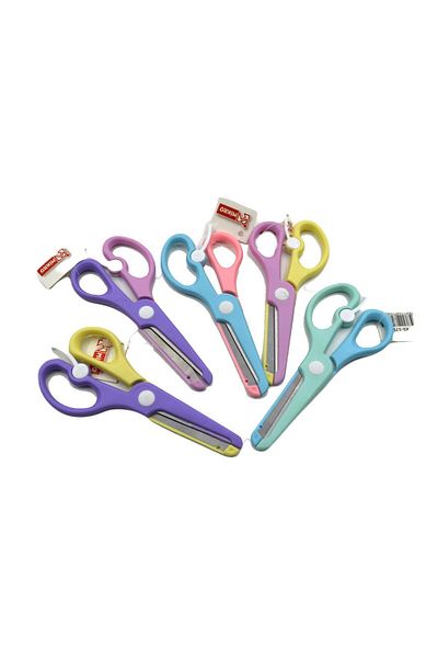 Mikro Student Scissors Protected Pastel Colors Ks-175 1 Unit