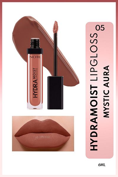 NOTE Hydramoist Lipgloss Moisturizing Lip Gloss - 05 Mystic Aura - Brown