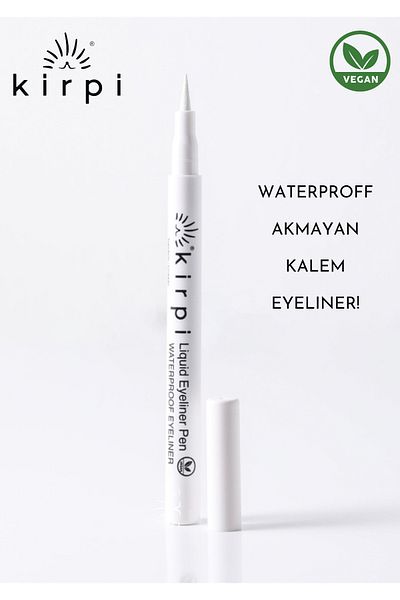 Kirpi White Non-Flowing Eyeliner Eye Pencil