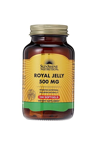 Sunshine Nutrition غذاء ملكات النحل 500 مجم، يعزز الصحة الغذائية بشكل طبيعي -...