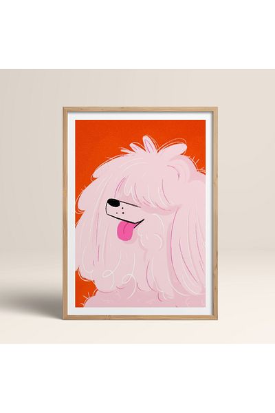 HOMEPACK Единична картина в дървена рамка, единичен плакат, картина TK/889