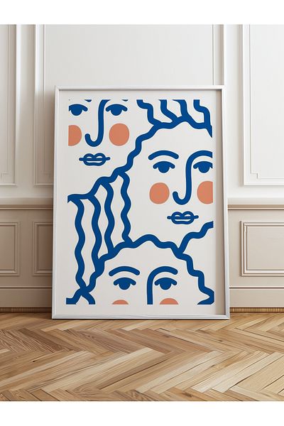 HOMEPACK Pictură cu un singur cadru din lemn Pictură poster dintr-o bucată TK/900