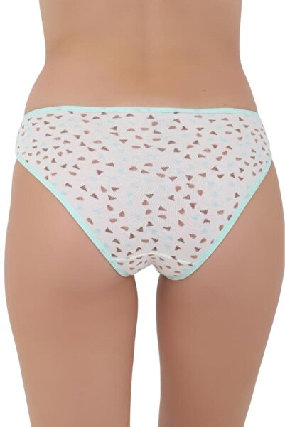 CNT Жіночі трусики з коричневим і бірюзовим візерунком - поєднання витонченості та комфорту!