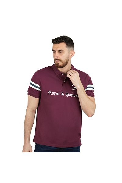 Giordano Men's Slim Fit Polo - Union Jack Embroidery