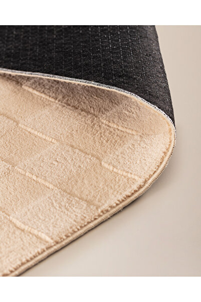 Madame Coco Soie Rölyef Halı - Vizon - 200x290 cm