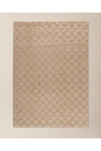 Madame Coco Soie Rölyef Halı - Vizon - 160x230 cm