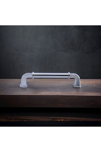 Badem10 Mâner Alfa Metal Argintiu Cromat 160 Mm Mobilier Bucătărie Sertar Dulap Dulap Ușă Mânere Mâner