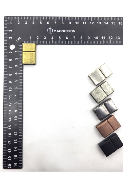 BONCADAS 5x15 MM DERİ BİLEKLİK KİLİTİ MIKNATISLI KİLİT (5 ADET)