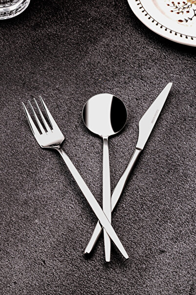 WEYNE Mango Kitchen Victoria Silver Steel Stainless 6-Person 36-Piece Cutlery Set 18/10 304