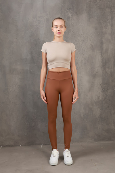 Miss Prova Mat Koža Čupkani materijal Tajice - MISSTA2509