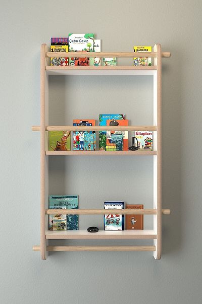 PEKA Montessori Children's Room Educational Bookshelf - Wall Shelf