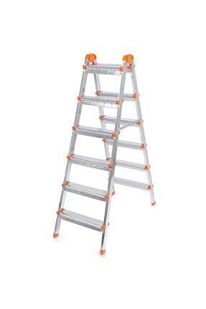 Genel Markalar Çift Çıkışlı Merdiven Demir 6 Basamaklı