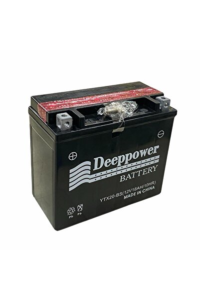 DEEPPOWER 12V 18 AH MOTOSİKLET AKÜSÜ (172*84*150) (YTX20-BS) (TERS)