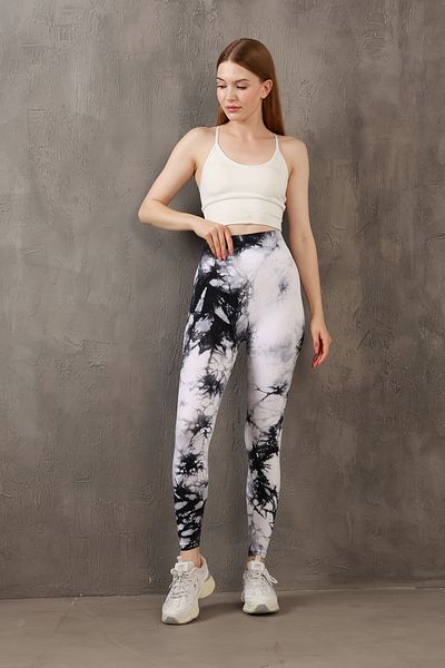 Miss Prova Jambiere sport cu model de vopsea pentru recuperare push-up fără sudură MISSTA1816