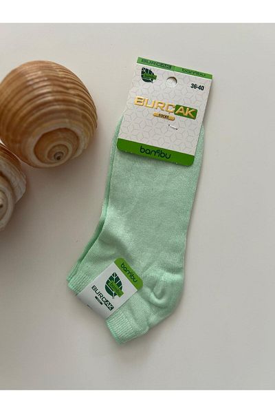 BURÇAK Women's Bamboo Booties Socks Set of 4