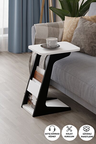 PEKA C Sehpa Metal Ayaklı Koltuk Sehpası Yan Sehpa Zigon Sehpa Servis Sehpası...