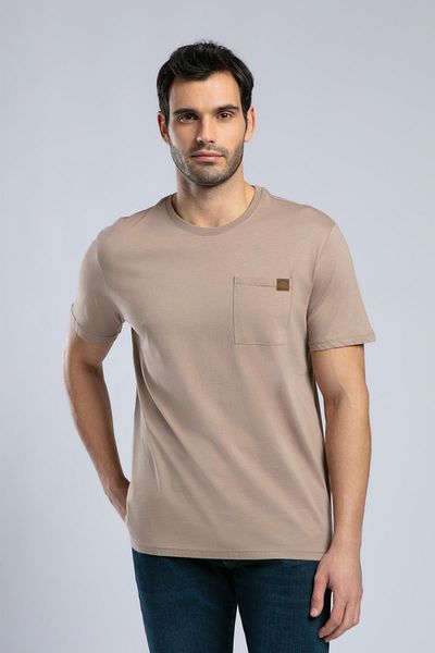 Lee Cooper Men's O Neck T-Shirt Mink