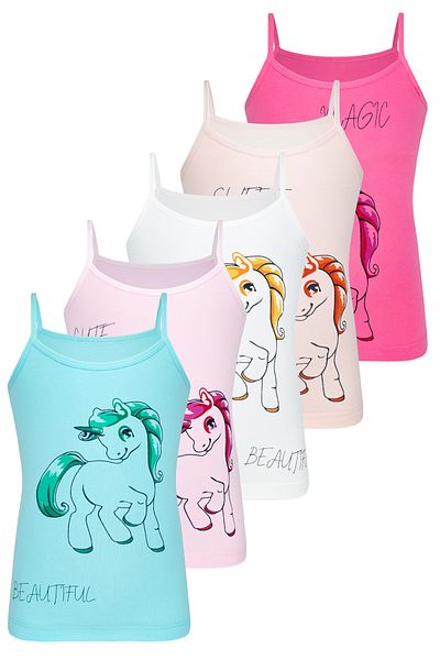 biyokids Girl's Unicorn Children's Athlete with Rope Strap 5 Pack Byo3639