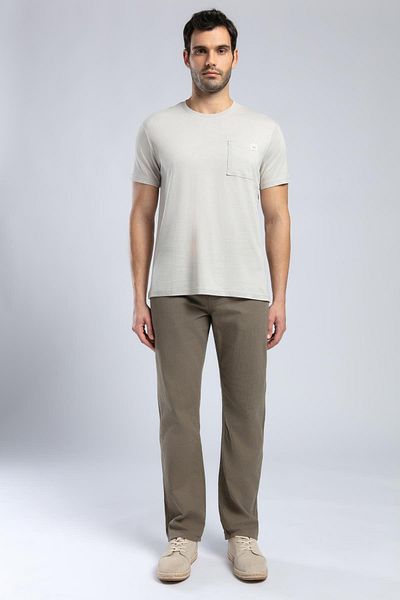 Lee Cooper Ανδρικό μπλουζάκι με λαιμόκοψη Stone (Vincent)