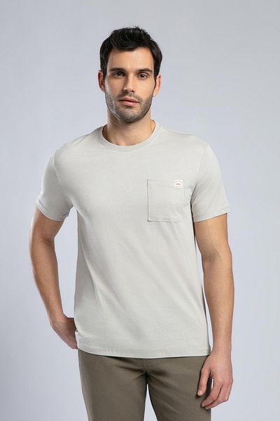 Lee Cooper Ανδρικό μπλουζάκι με λαιμόκοψη Stone (Vincent)