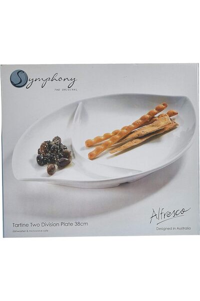 Symphony Mixedwhite - Divided Trays & Platters White