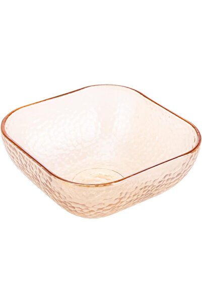 AKDC وعاء زجاجي طول (13 سم) × عرض (13 سم) × ارتفاع (6 سم) أبيض