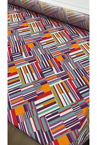 Butik QUİN KREP BASKILI KUMAŞ