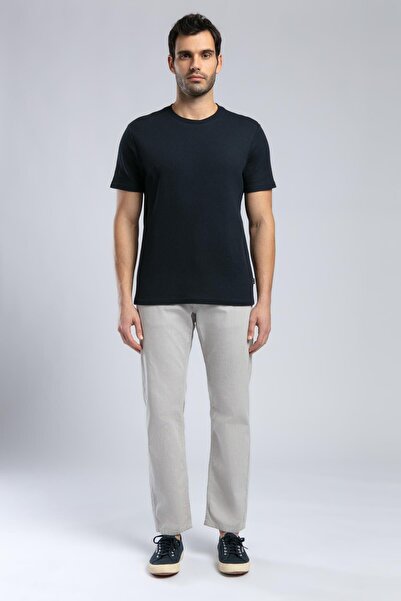 Lee Cooper Conroy Men's 100% Cotton O-Neck T-Shirt Navy Blue