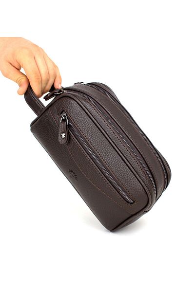 deri,se club Ανδρικό καφέ, Casual, Travel, Clutch Bag Τσάντα Clutch Bag