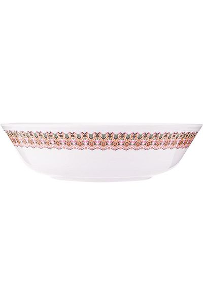 AKDC Amber M/Mine Bowl L(21cm) xW(21cm) xH(6cm) White