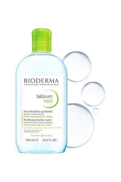 Bioderma Sebium H2O Cleansing Water for Face and Make-up 500ml