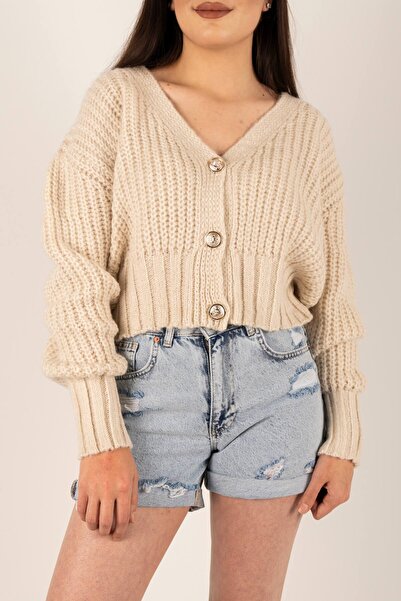 İKLİM LİFE Triko Crop Hırka