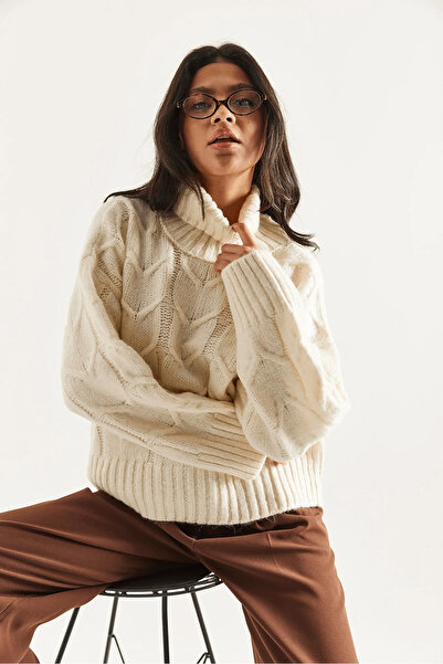 İKLİM LİFE Boğazlı Triko kazak