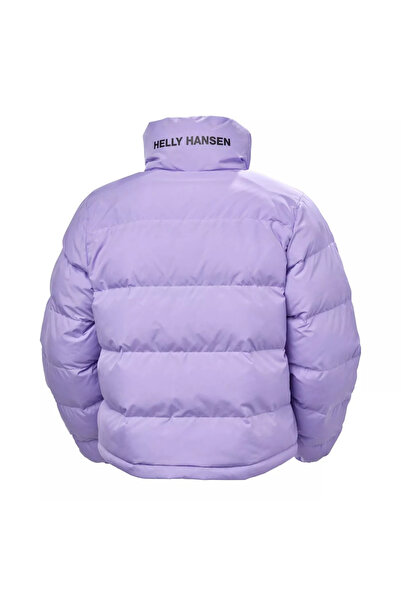 Helly Hansen Yu 23 Reversible Puffer Kadın Mor Dik Yaka Mont