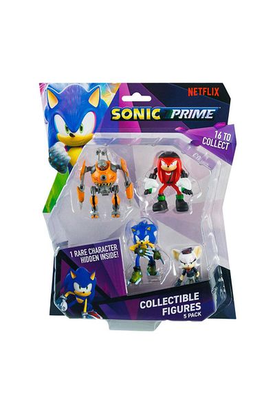 NECO TOYS Sonic 5 Figure Set Blister Packaging Pmiddot/Son2040