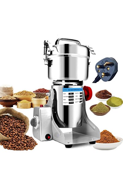 Arabest 800g 1800W Electric Grain Grinder - Superfine Mill for Herbs, Spices & Coffee, 28000 RPM