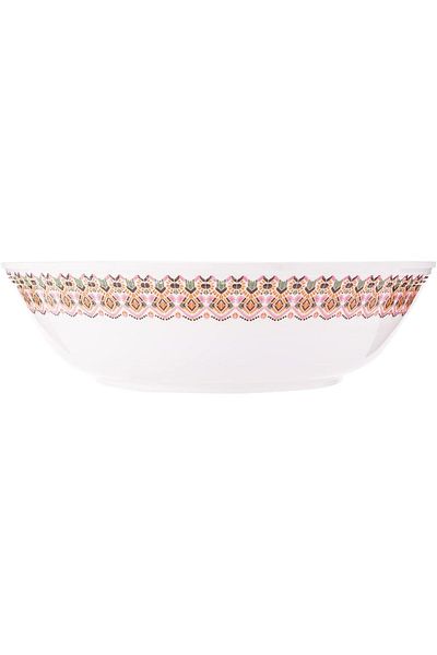 AKDC Amber M/Mine Bowl L(19cm) xW(19cm) xH(5cm) White