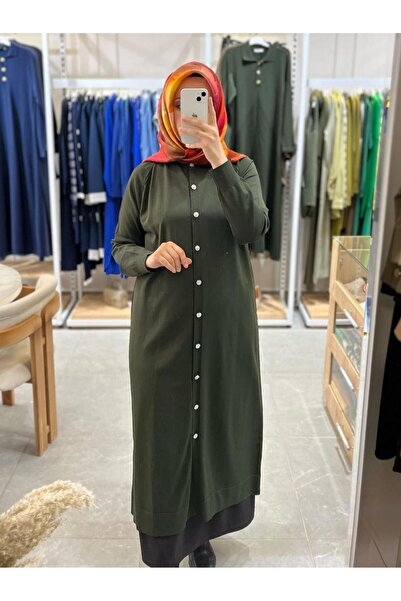 Nuss Πλεκτό Ζακέτα 512 Χακί