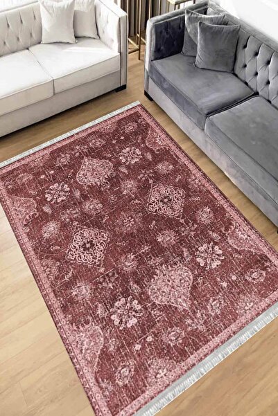 Motto Rug Store Dijital Baskı Yıkanabilir Kaymaz Taban Dekoratif Salon Halısı...