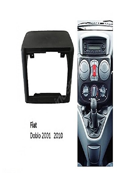 ADTAUTOGARAGE FİAT DOBLO 2002 - 2010 MULTİMEDYA OTO TEYP ÇERÇEVESİ