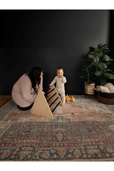 wooden destinty Pi̇kler Triangle ̇ (مثلث تسلق خشبي صغير) قاعدة 50 سم × ارتفاع...