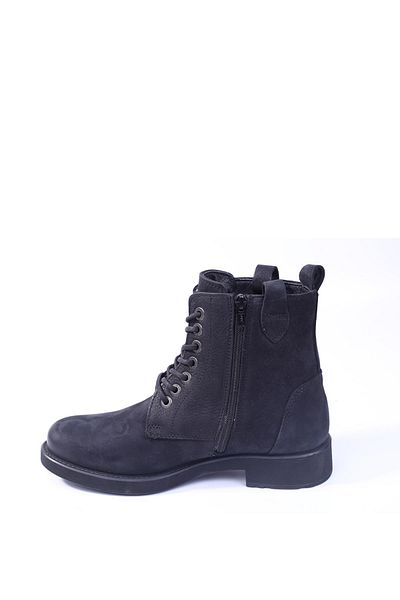 Hammer Jack 102-15200 Μαύρες πλυμένες ανδρικές μπότες Nubuck