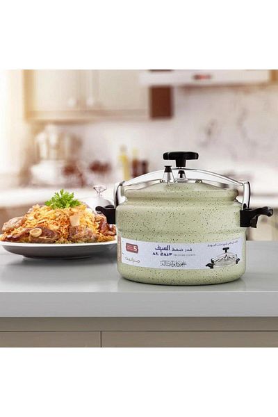 ALSAIF Al-Saif Granite Pressure Cooker Brige Color 8 L