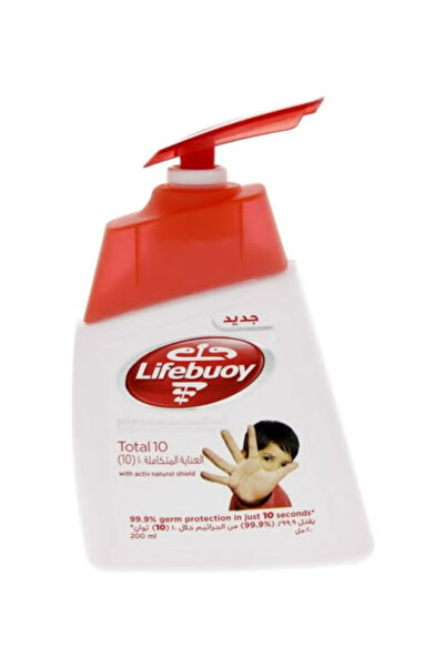 LİFEBUOY Lifebuoy Hand Wash Total10 200ml(RED) --- لايف بوي غسول يد العناية ا...