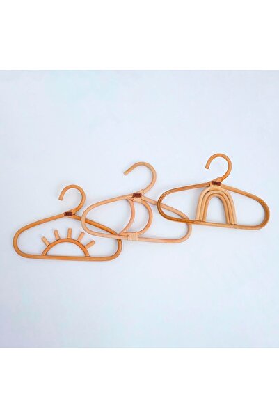 ZOA 3'lü Rattan Askı