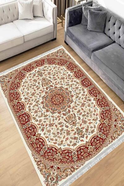 Motto Rug Store Eko Dijital Baskı Yıkanabilir Kaymaz Taban Dekoratif Salon Ha...