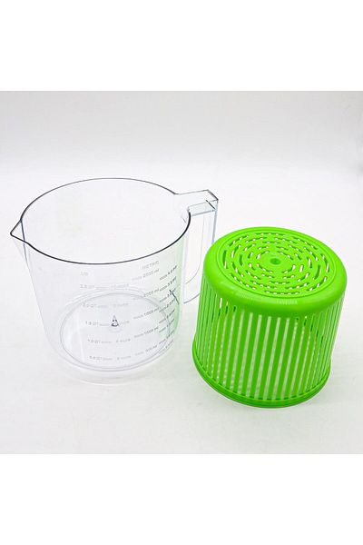 VAGUE Salad Spinner Lettuce Dryer with Bowl and Colander Basket Multifunctional Kitchen Use