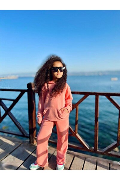 Hilal Akıncı Kids Kız Çocuk Oversize 3 Iplik Ikili Eşofman Takım