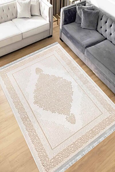 Motto Rug Store Eko Dijital Baskı Yıkanabilir Kaymaz Taban Dekoratif Salon Ha...